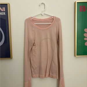 Lululemon Dew Pink Long Sleeve Swiftly Tech